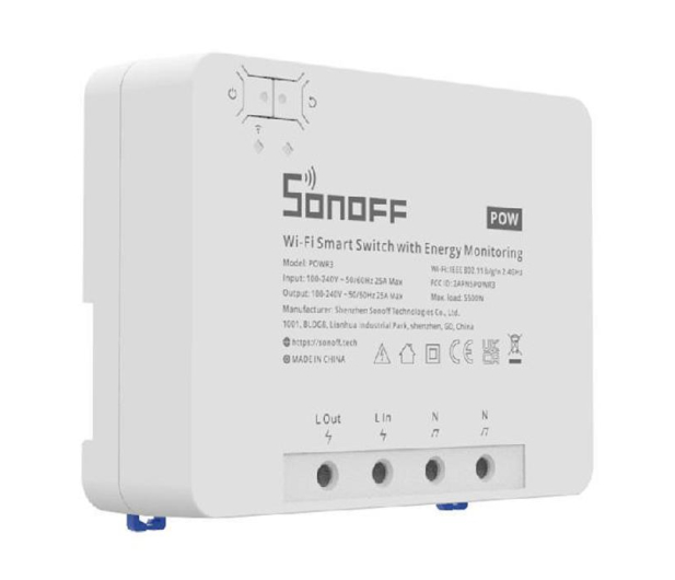 Sonoff Inteligentny przekaźnik POWR3 - 1062441 - zdjęcie 2
